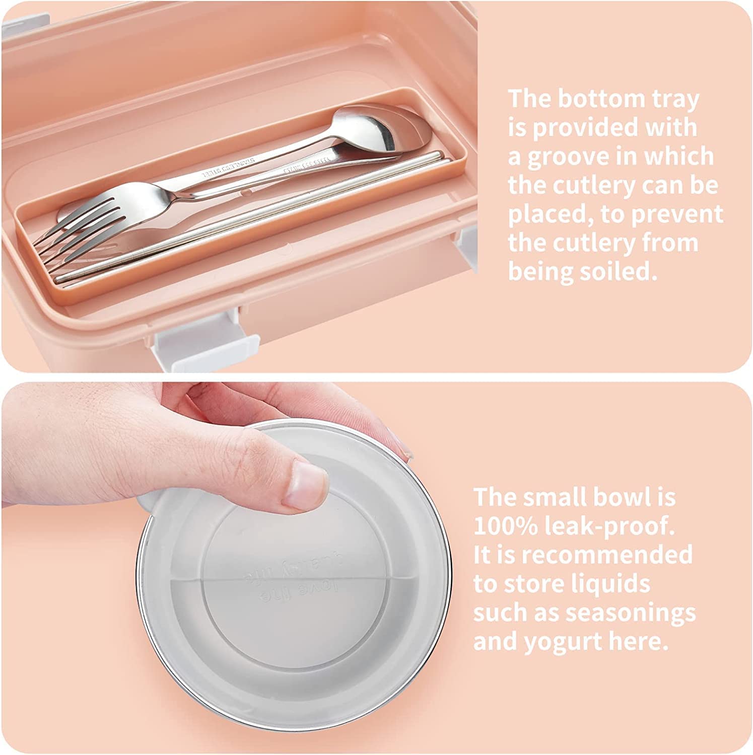 Lunch Boxes for Adults - Lunch Box for Kids with Spoon & Fork - Durable Perfect Size for On-The-Go Meal, BPA-Free (Multi Color) (4 Section) Lunch Boxes for Adults - Lunch Box for Kids with Spoon & Fork - Durable Perfect Size for On-The-Go Meal, BPA-Free (Multi Color) (4 Section)
